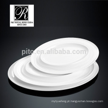 P &amp; T porcelana chaozhou, placas promocionais, cerâmica placas oval